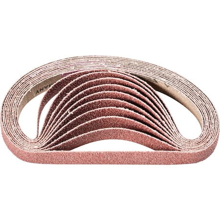 Pferd Coated Belt, Al/Oxd, 1/2"x12", 60 Grit, 1/2" W, 12" L, Coated, Aluminum Oxide, 60 Grit 49027